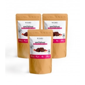 Mezcla para Brownie Chocolate Proteico - Pack de 3 (3 sobres x 500g)
