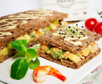 Pastel de gambas al curry